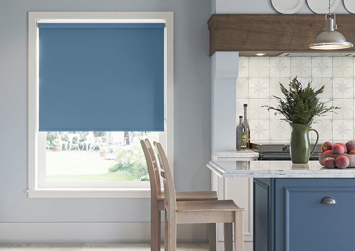 Trapani (Blackout), Denim - Roller Blind - Image 3